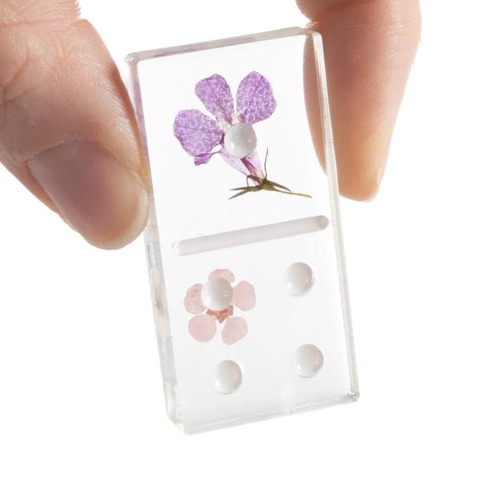 Trademark Games Acrylic 28 Piece Domino Set (Set of 28)