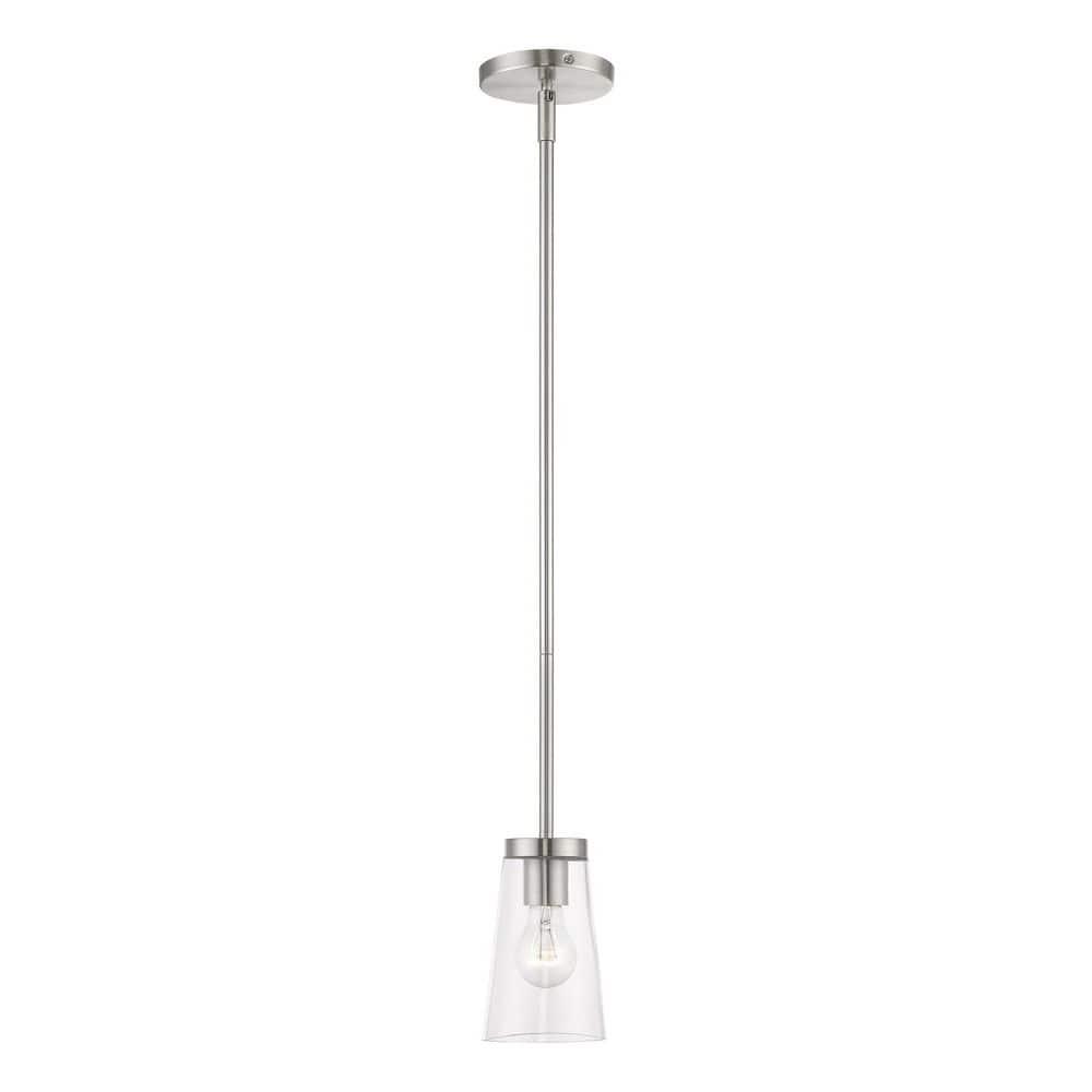 Livex Lighting Cityview 1 - Light Pendant in  Brushed Nickel
