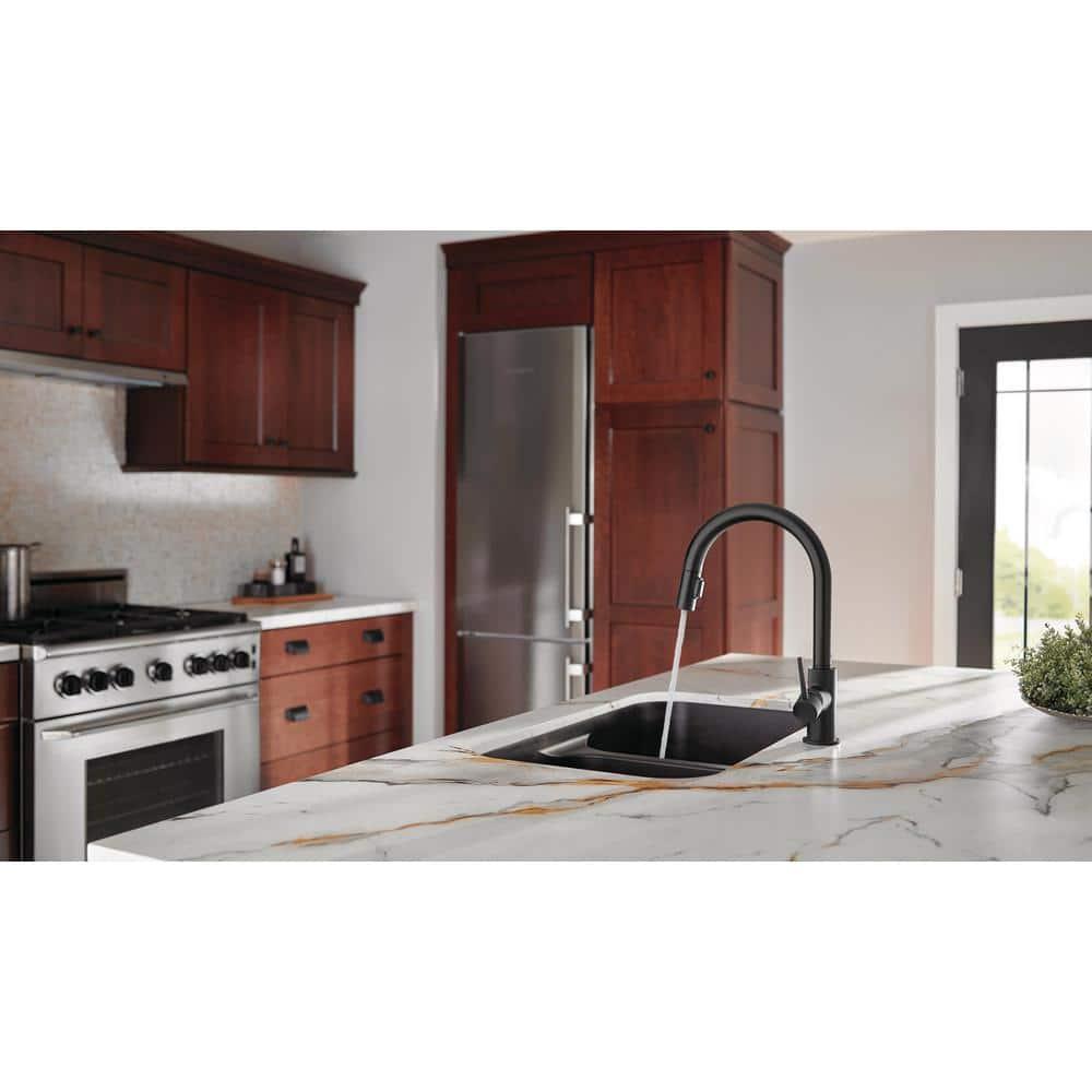 Trinsic Pull Down Sprayer Kitchen Sink Faucet, Single Handle Kitchen Faucet