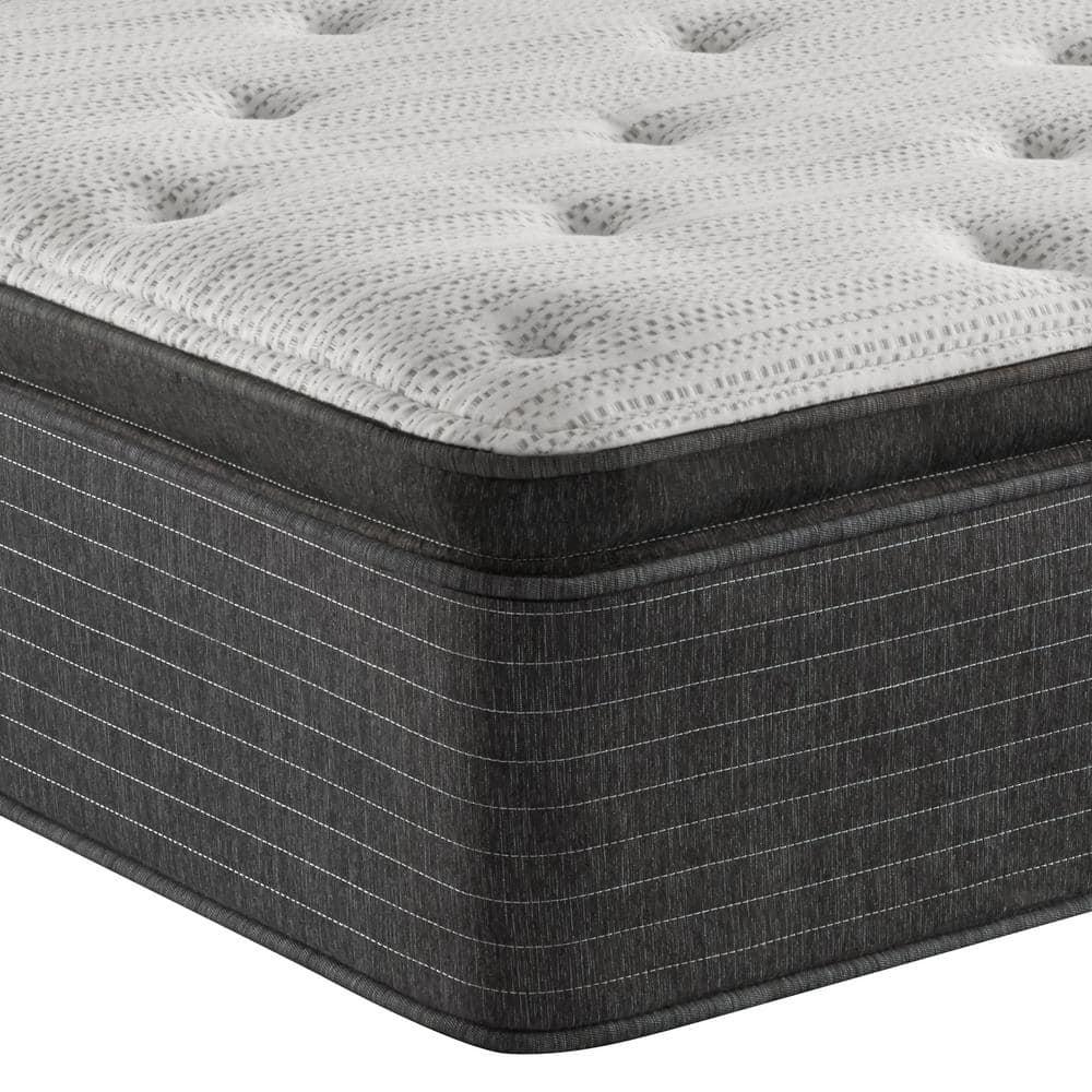 BRS900 14.75 in. Twin XL Plush Pillow Top Mattress with 9 in. Box Spring