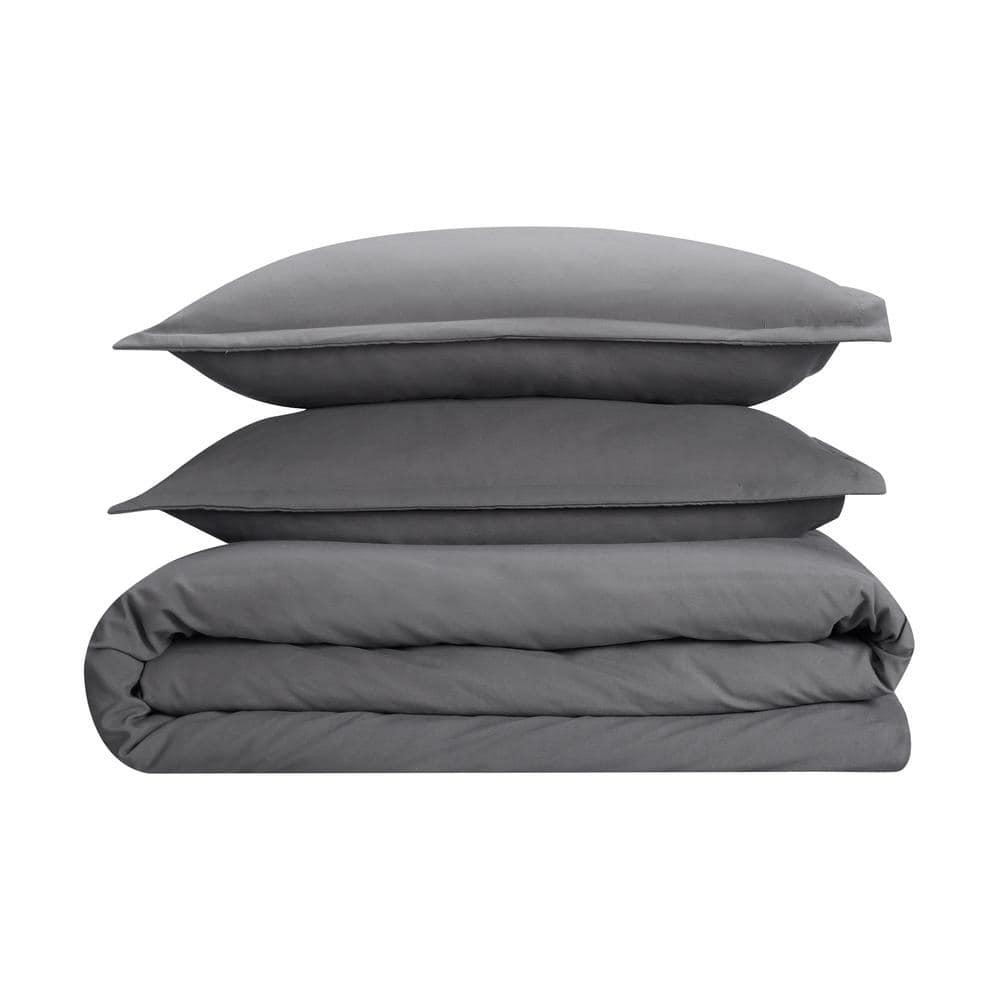 Serta Serta Simply Clean Antimicrobial 3 Piece Duvet Cover Set