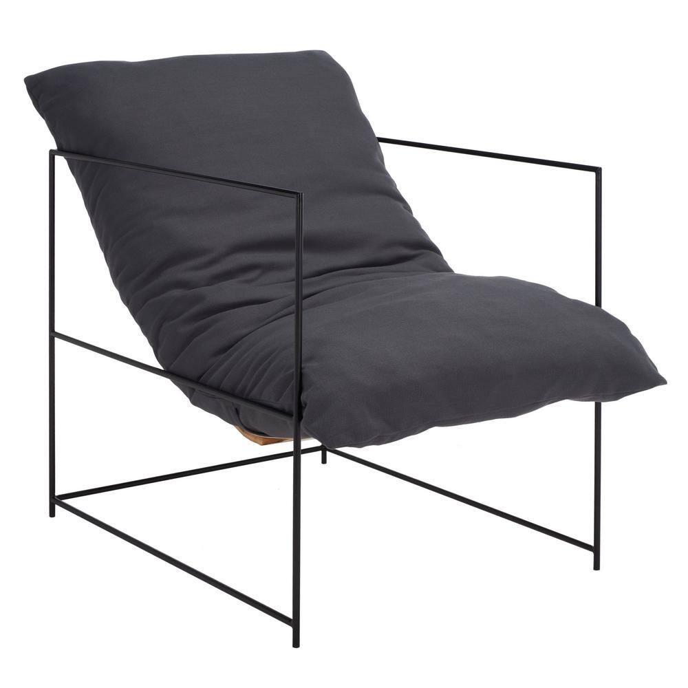 SAFAVIEH Portland Coastal Sling Chair, Gray