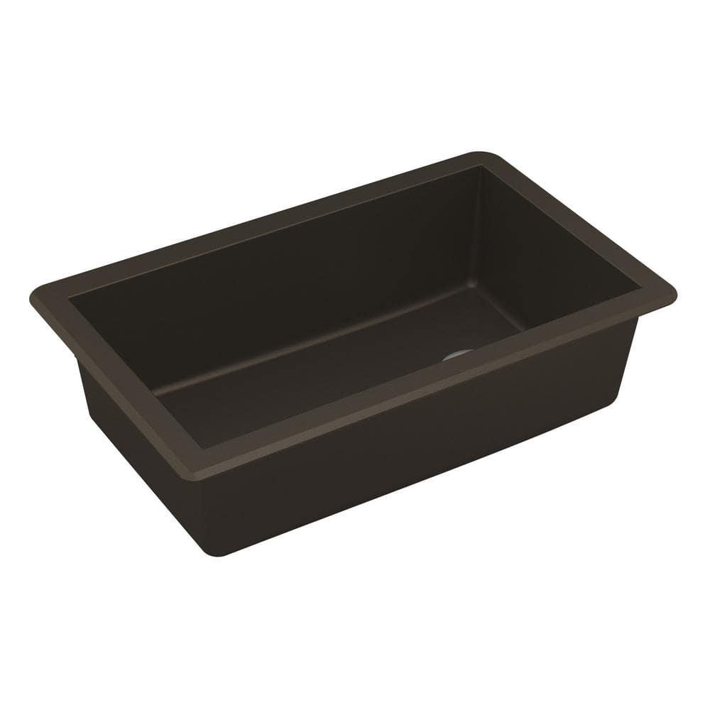 Karran Undermount Quartz Composite 31-3/4'' X 19-1/4'' Single Bowl Kitchen Sink