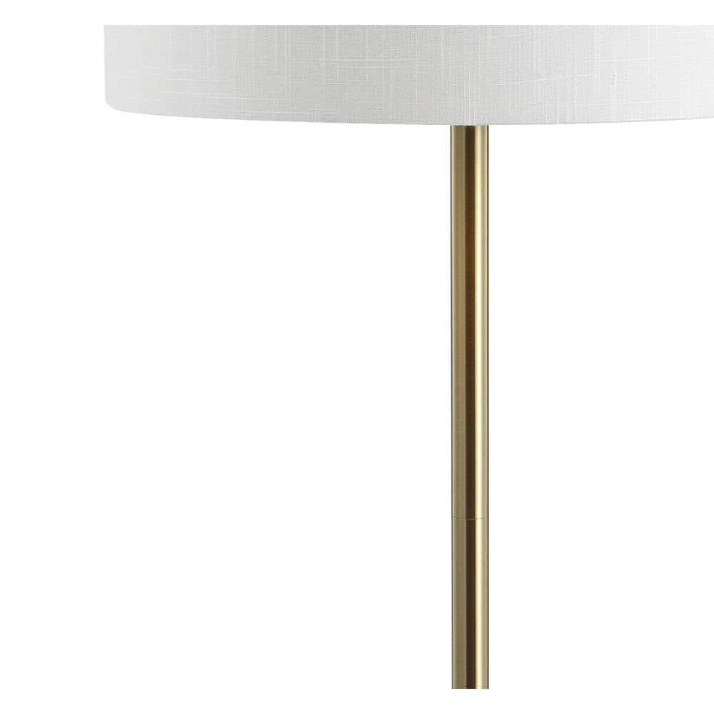 Jonathan Y Charles Metal/Glass Led Side Table And Floor Lamp