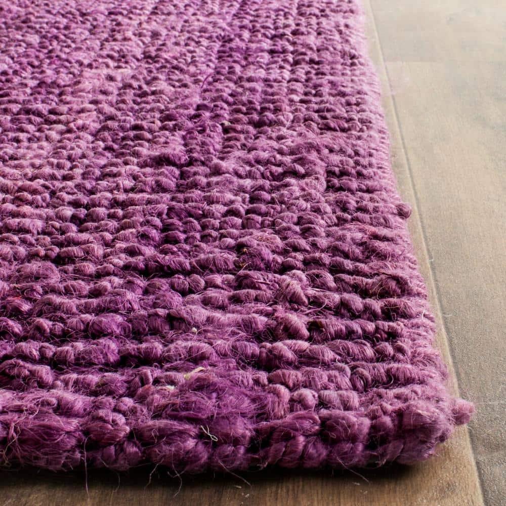 Natural Fiber NF447 Hand Woven Indoor Accent Rug - Purple - 2'x3' - Safavieh.