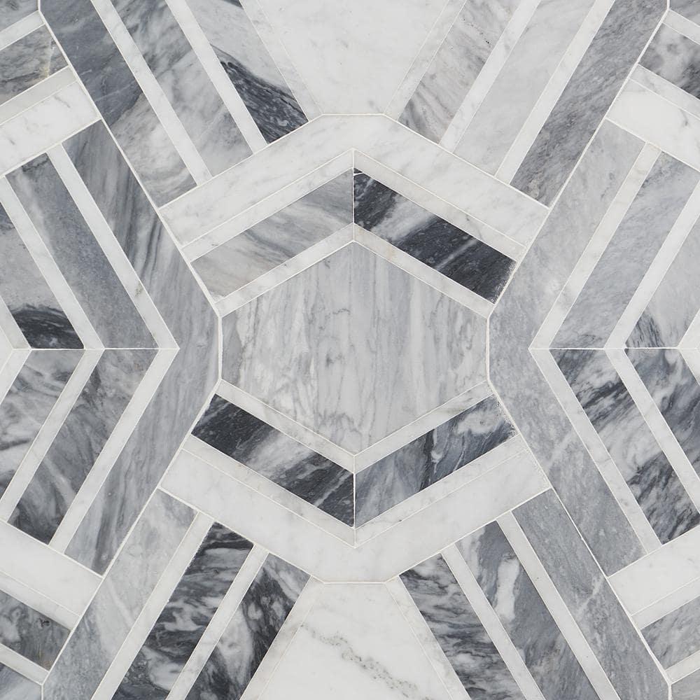 Bond Tile Tenor Marble Random Mosaic Wall & Floor Tile