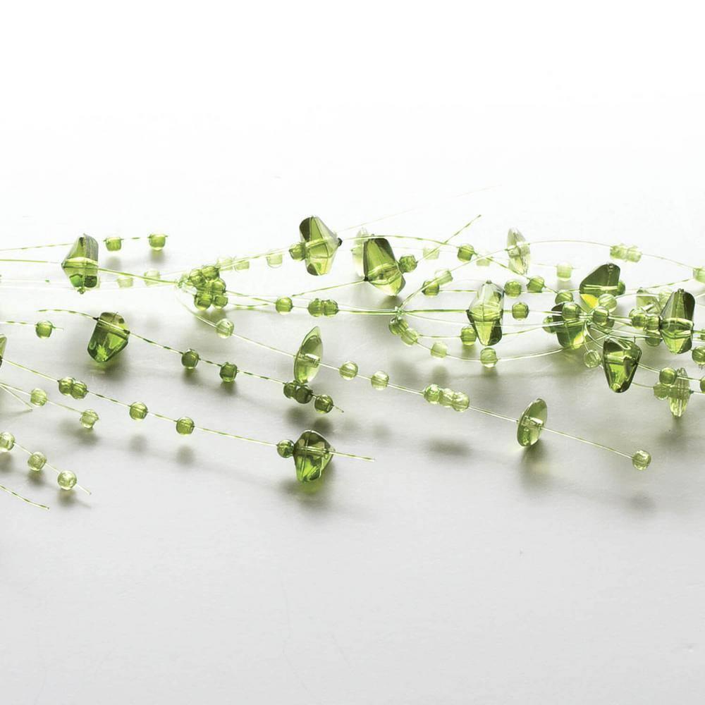 Sullivans Beaded Garland 60"L Green