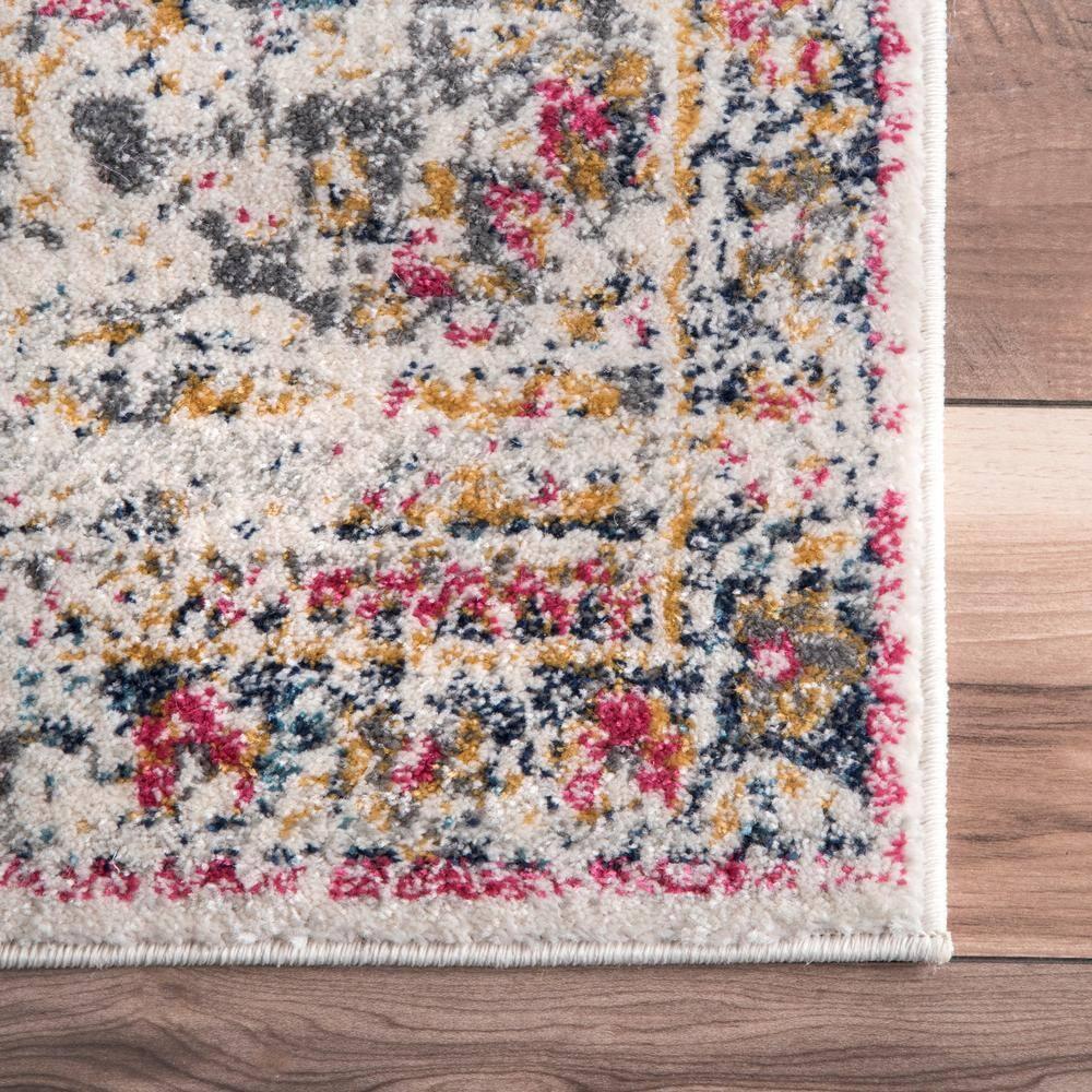 Nuloom Tabitha Oriental/Persian 4x6 Area Rug for Living Room Bedroom Dining Room Kitchen, Pink/Ivory