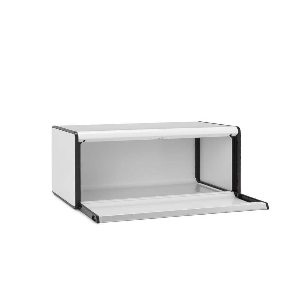Brabantia Fall Front Bread Box, White