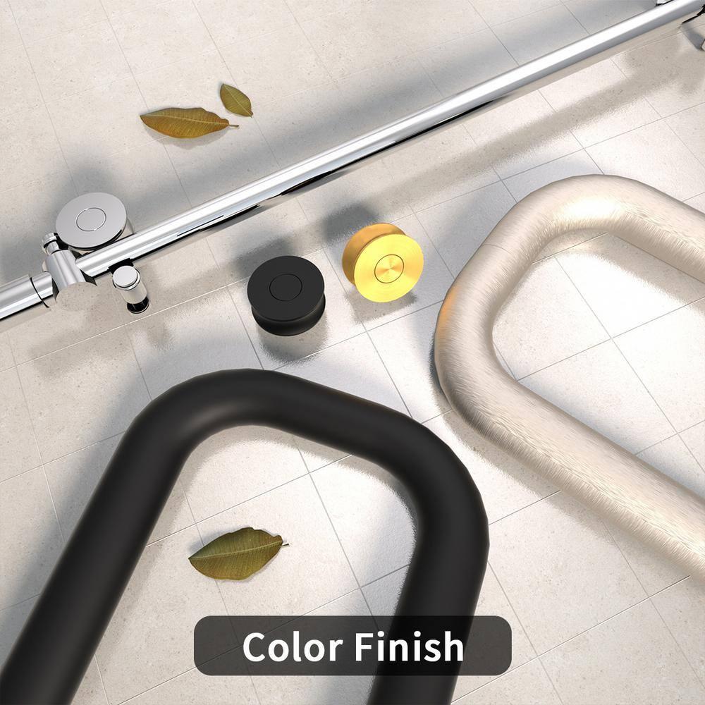 60'' - W x 60'' H Door Semi-Frameless Tub Door with