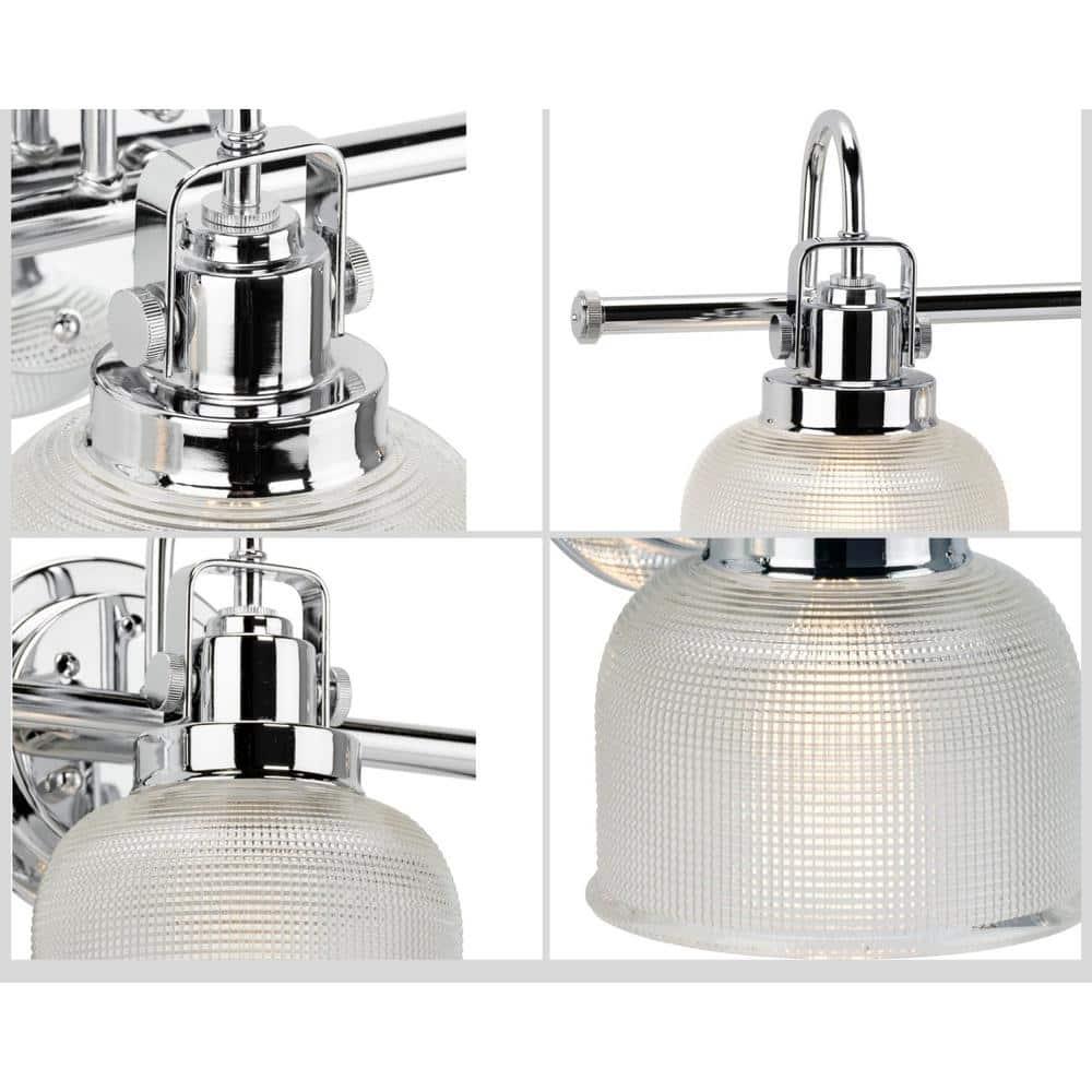 Rosser 2 Light Transparent Dimmable Vanity Light