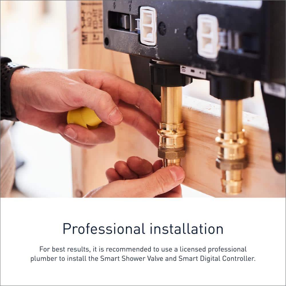 Smart Shower 2-Outlet Digital Shower Controller for Thermostatic Shower Valve