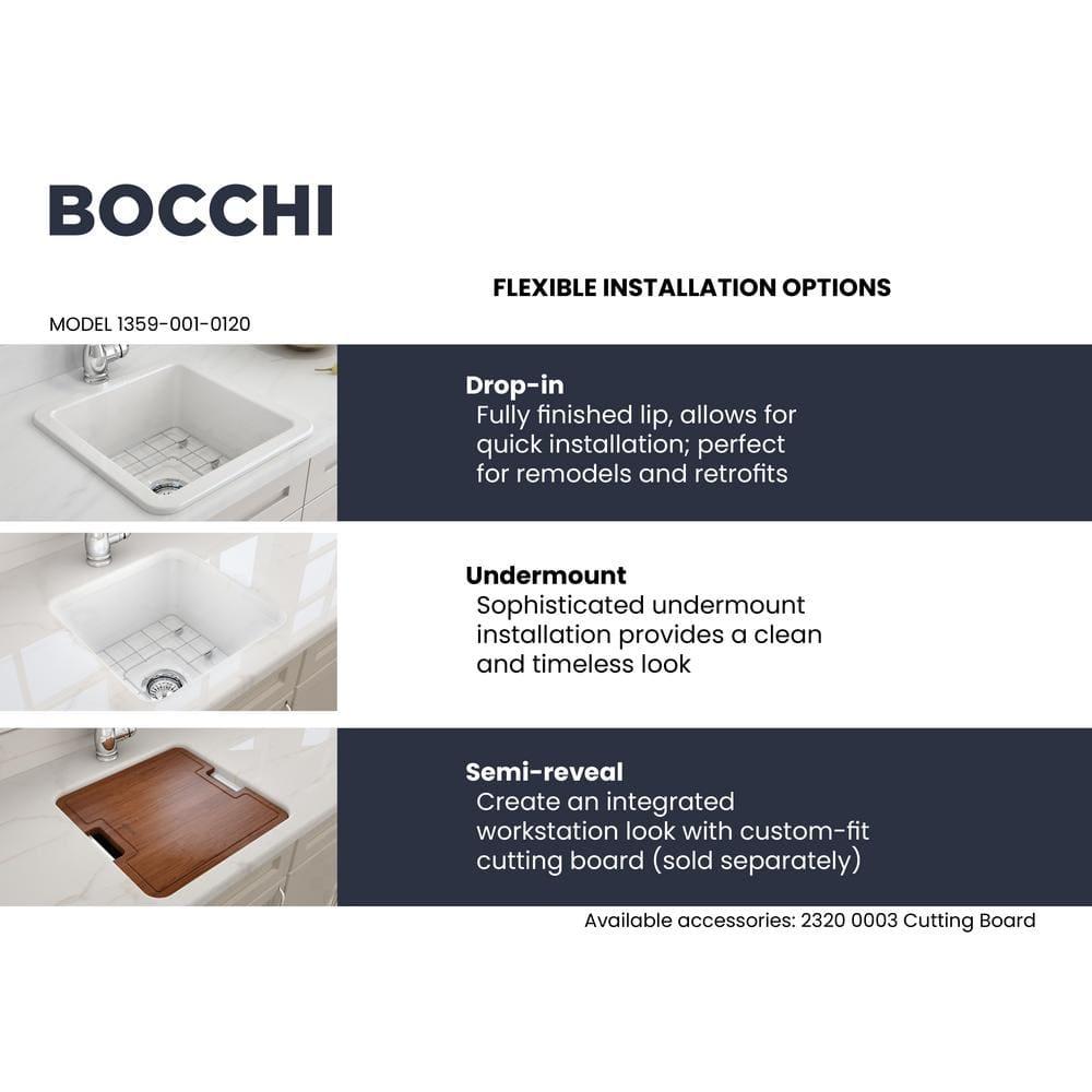 Sotto 18'' L Single Bowl Fireclay Kitchen Sink