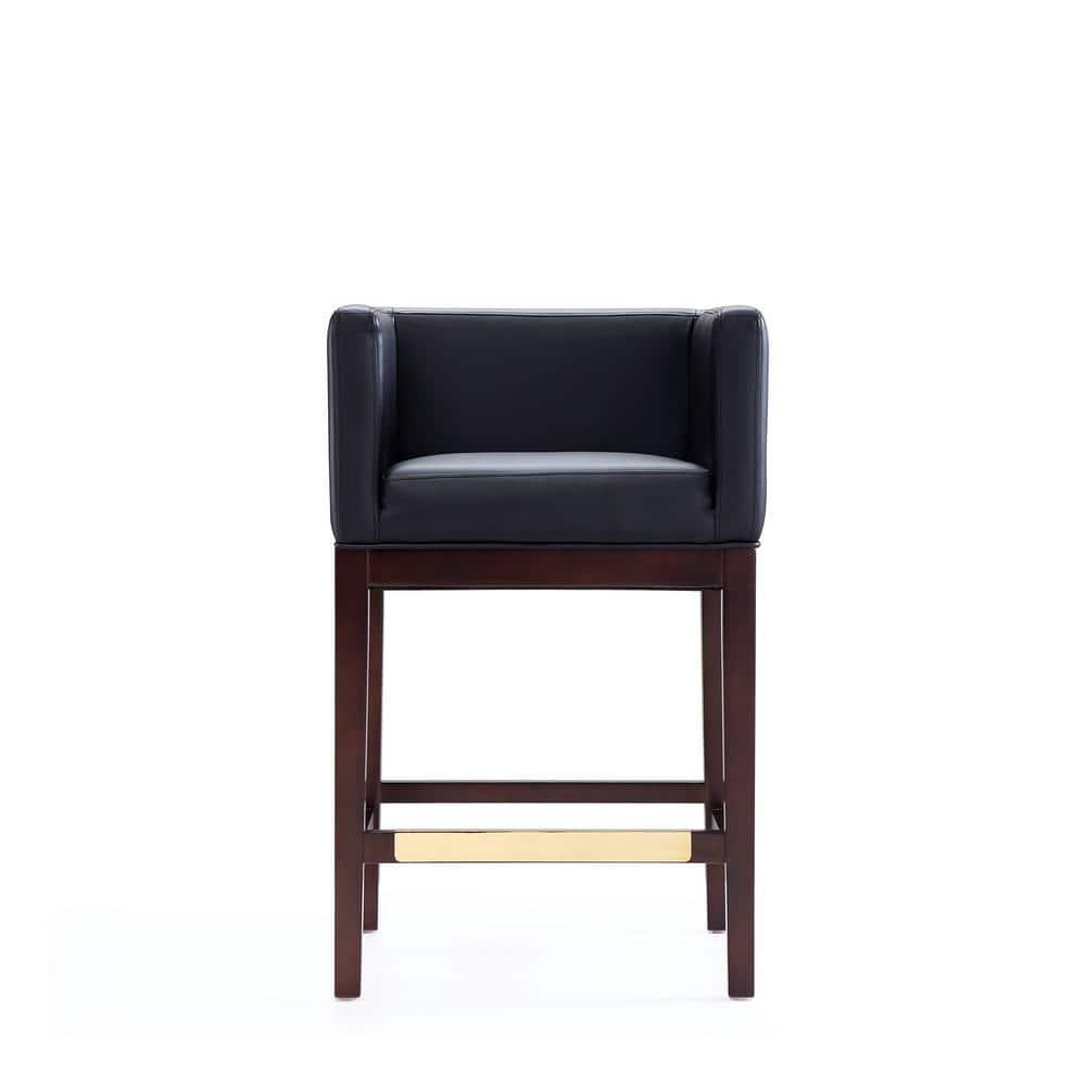 Kingsley Upholstered 30'' Counter Stool with Solid Wood Frame