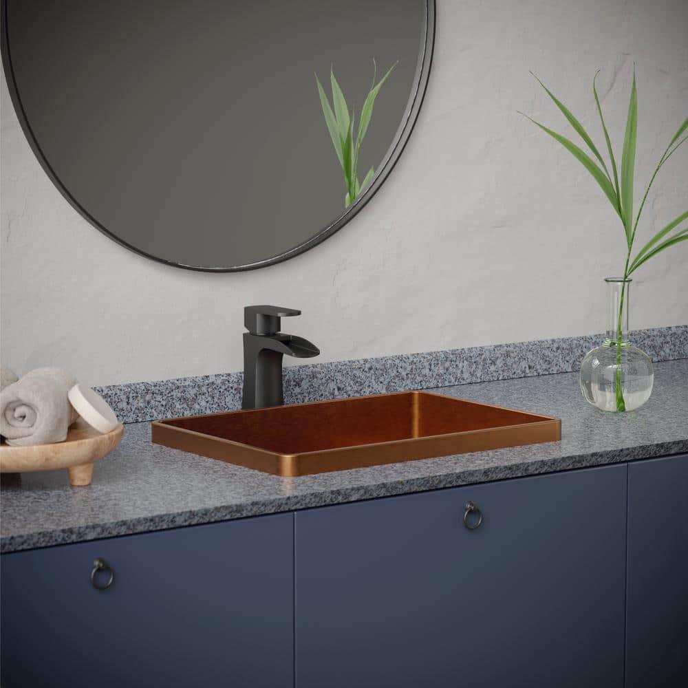 Karran Kassel Single Handle Single Hole Basin Bathroom Faucet With Matching Pop-up Drain