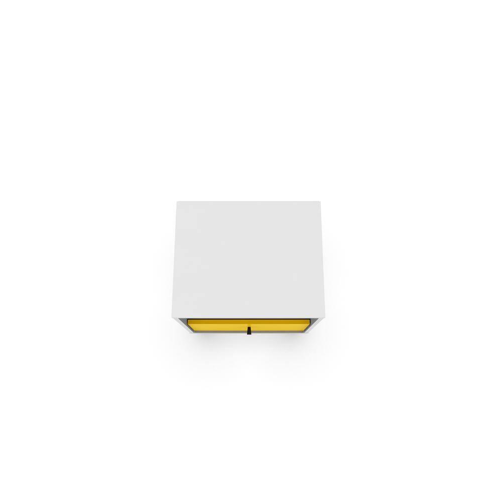 Liberty 1.0 Mid Century Modern Nightstand White/Yellow - Manhattan Comfort