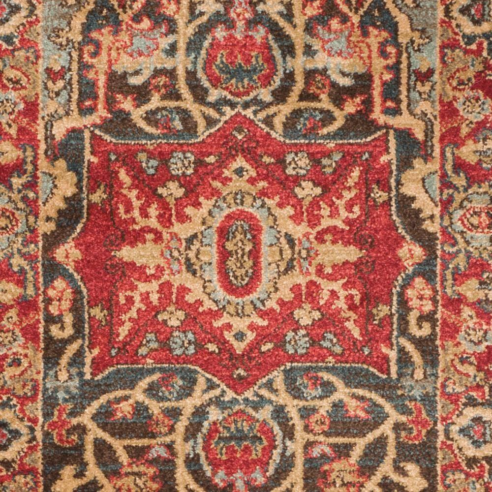 Mahal MAH625 Power Loomed Indoor Runner Rug - Red/Red - 2'2"x22' - Safavieh.