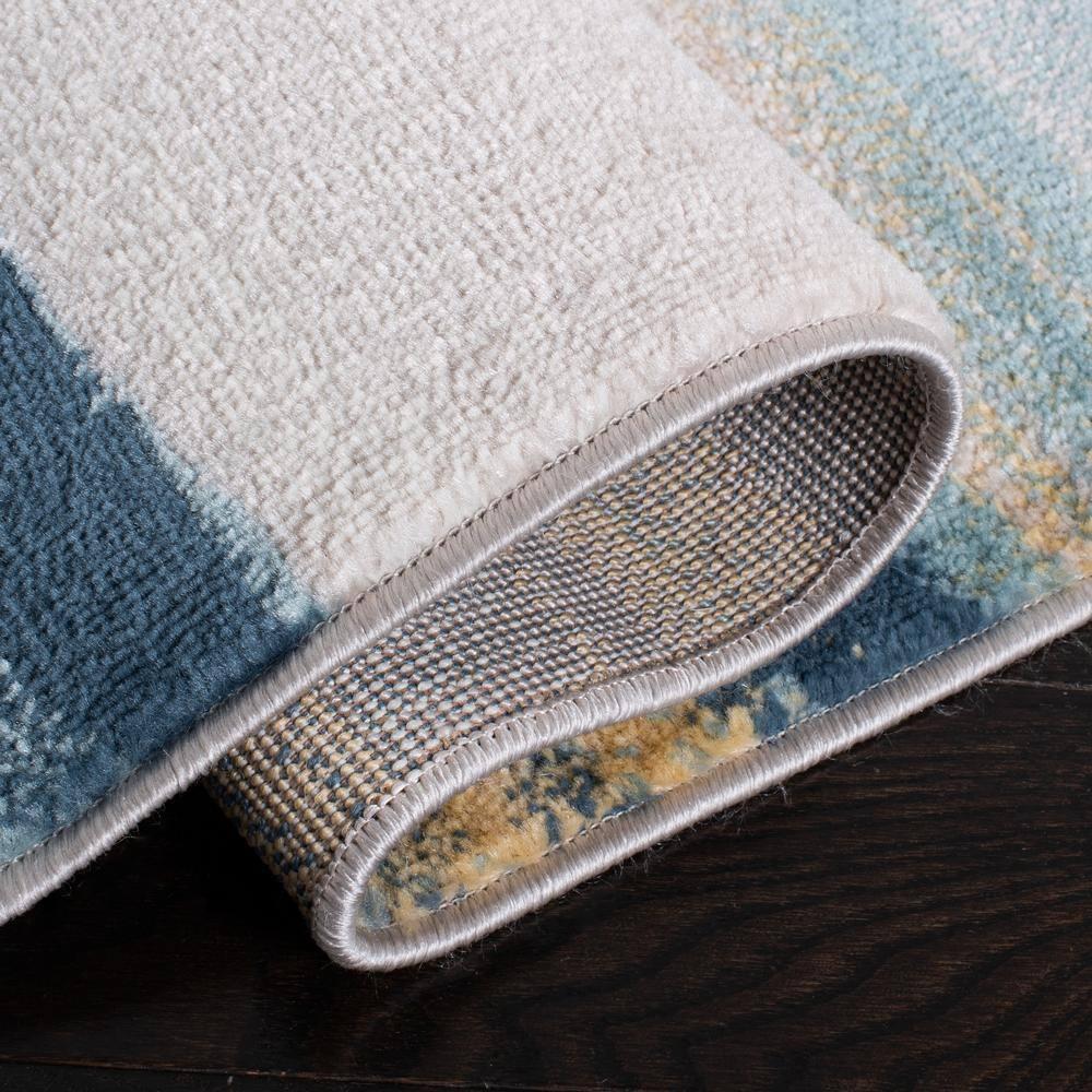 Skyler Beige/Navy 4 ft. x 6 ft. Abstract Area Rug