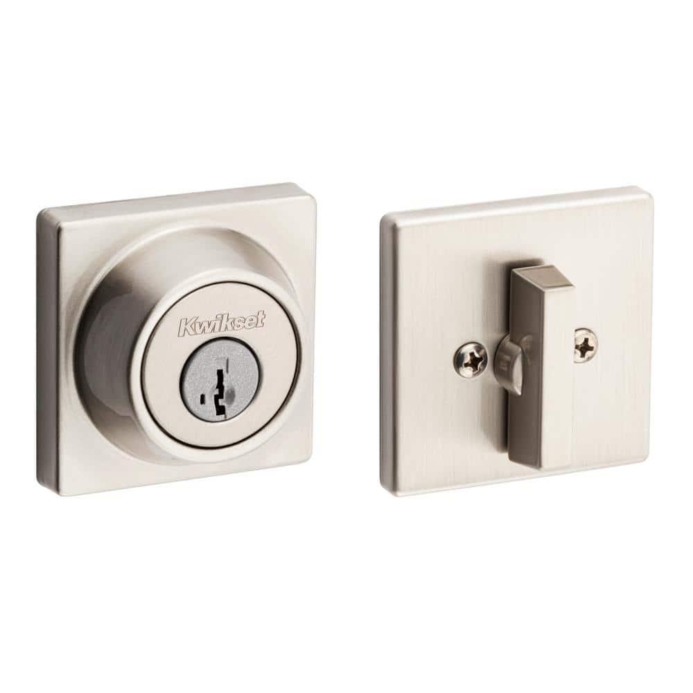 660 SQT 15 SMT RCAL RCS K3 Contemporary 1-Cyl Deadbolt - Satin Nickel