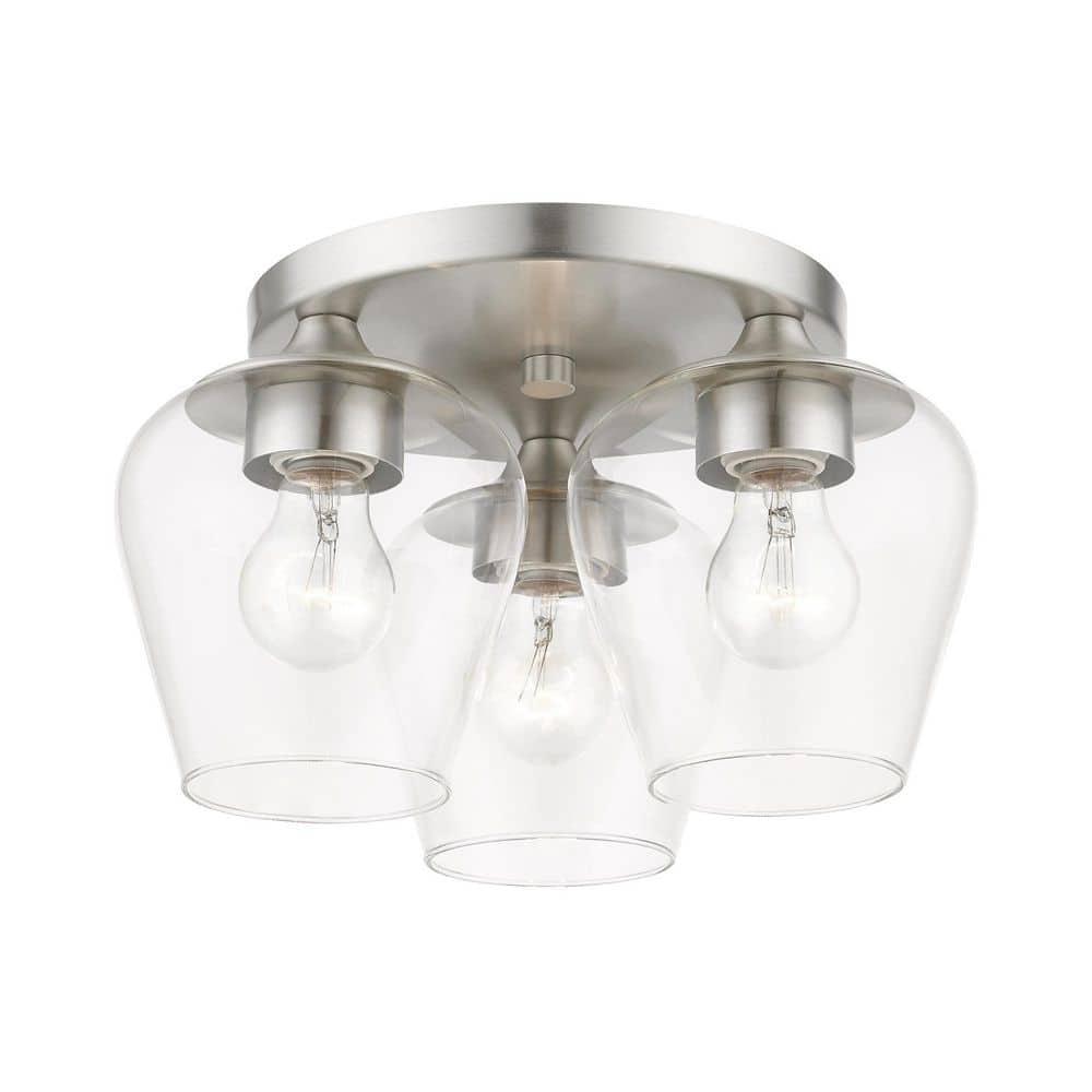 Willa Arlo™ Interiors Chrisha Orizaba 3-Light 13" Flush Mount