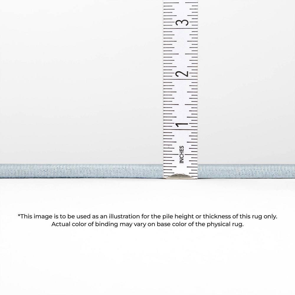 Addison Rugs Chantille Indoor/Outdoor Transitional Watercolors Teal Washable Rectangle Rug, 1'8" x 2'6"