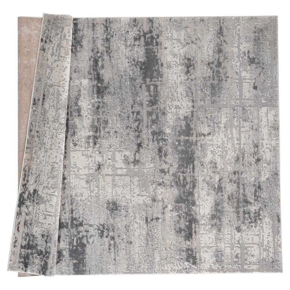 5 ft. 3 in. x 7 ft. 2 in. Cascades Mazama Contemporary & Transitional Rectangle Machine Made Area Rug, Grey