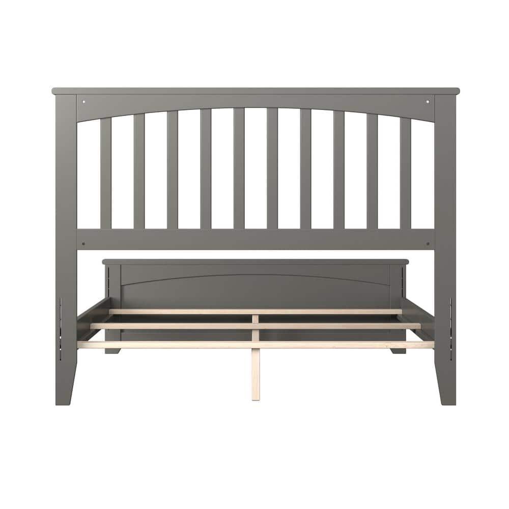 Mission Low Profile Solid Wood Platform Bed with Matching Footboard