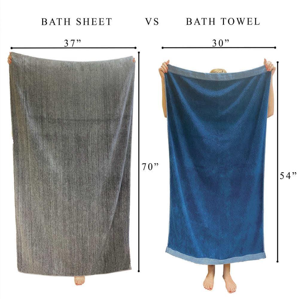 Viscose Made from Bamboo Luxury Bath Towel Indigo - BedVoyage