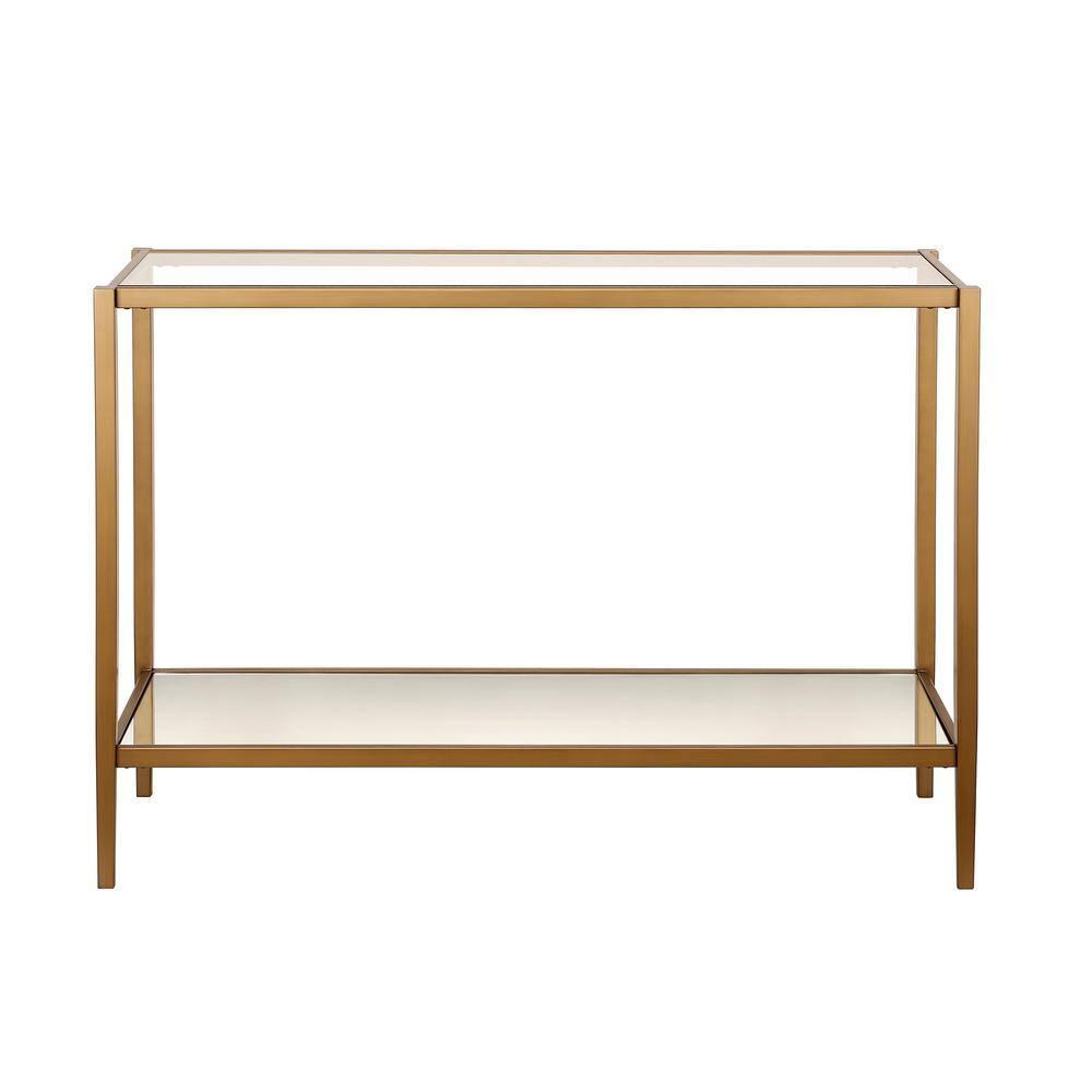 Hera Glass Top Console Table