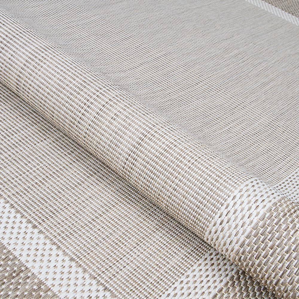 Couristan Saniya Flatwoven Champagne Taupe Indoor Outdoor Area Rug