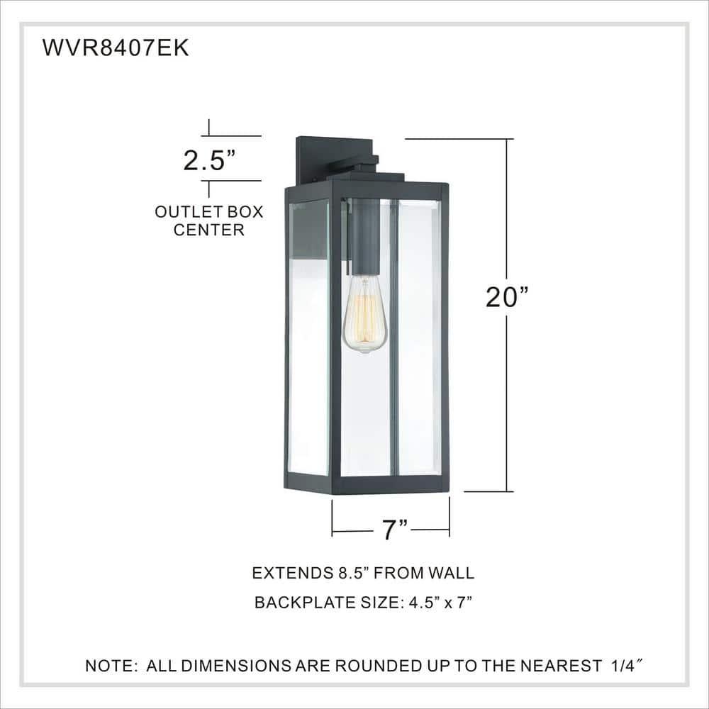 Quoizel Lighting Westover 1 - Light Sconce in  Earth Black