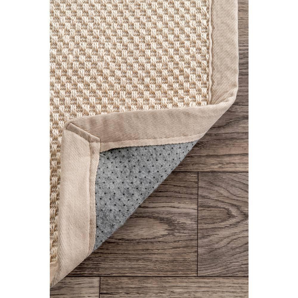 Proper Sisal and Wool Tan Area Rug