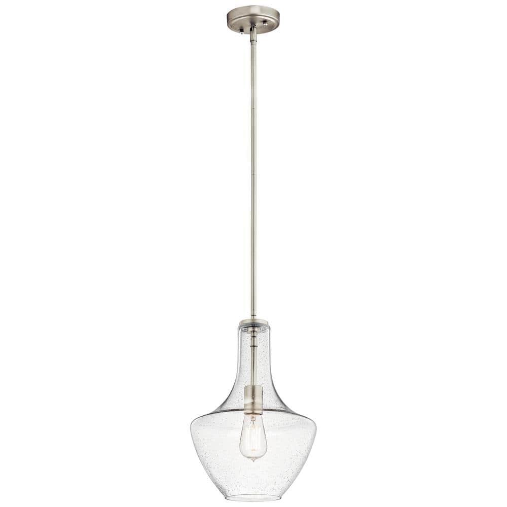 Kichler Lighting Everly 1 - Light Pendant in  Brushed Nickel