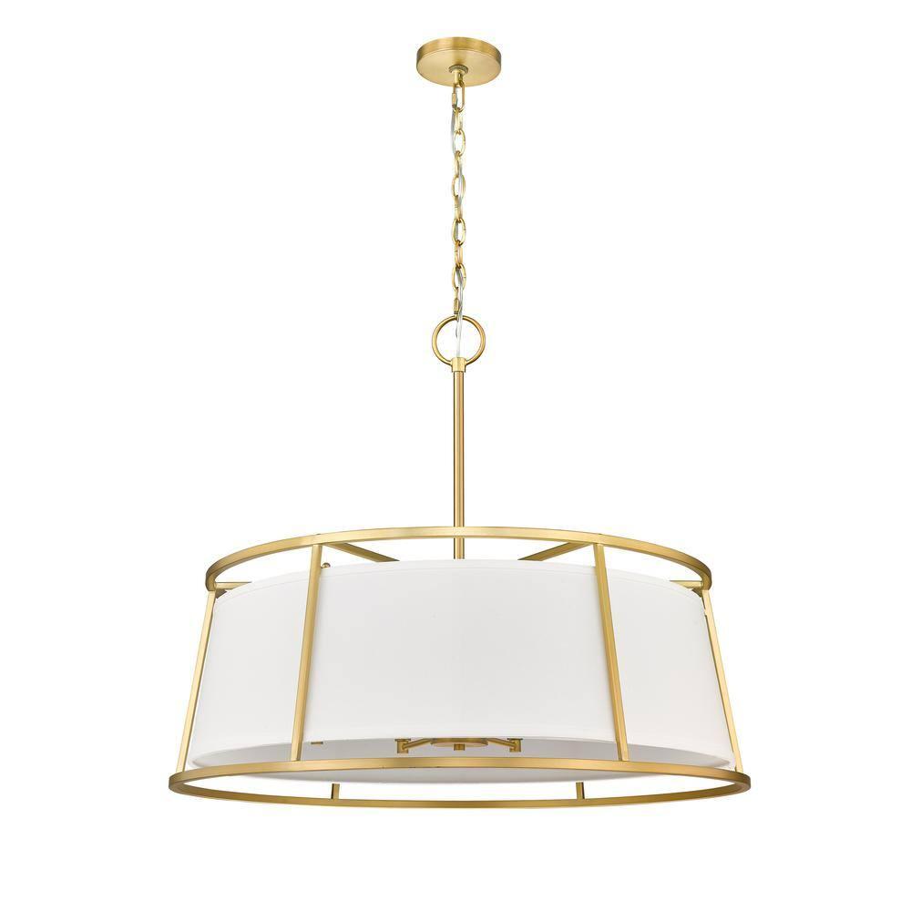 Z-Lite Lenyx 8 - Light Chandelier in  Rubbed Brass