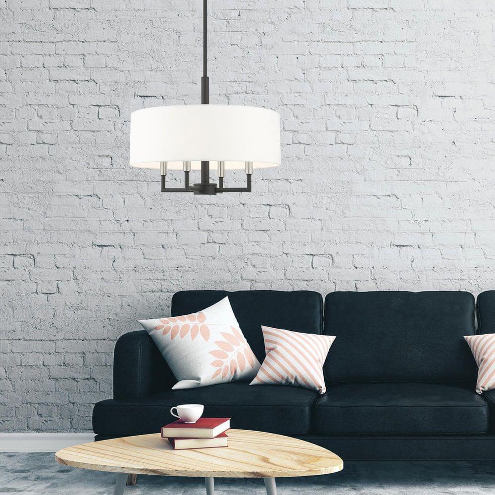 Livex Lighting Meridian 4 - Light Pendant in  Black