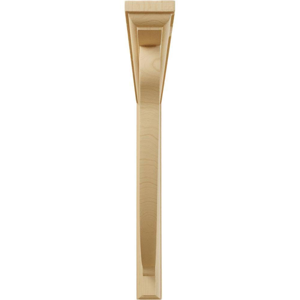 Ekena Millwork Crendon 12'' H x 1.50'' W x 12'' D Wood Bracket / Corbel