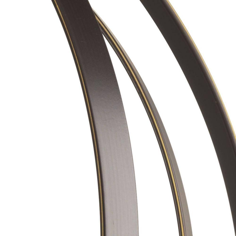 Progress Lighting Equinox 4-Light Foyer Pendant, Steel, Antique Bronze, No Shade