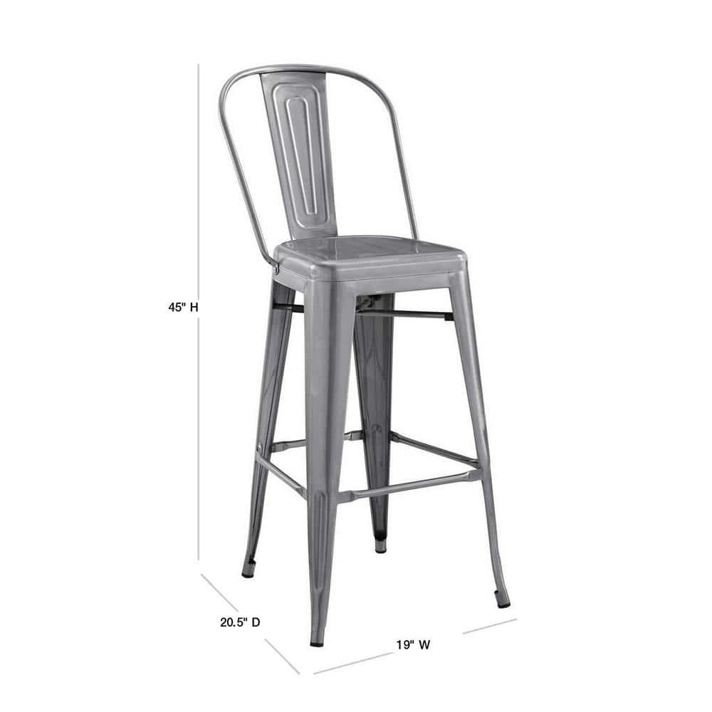 Modway Modway Promenade Metal Bar Side Stool