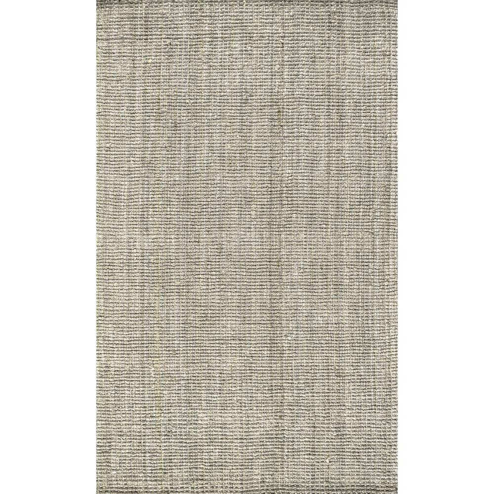 3'x5' Pata Hand Woven Chunky Jute Area Rug, Gray - JONATHAN Y