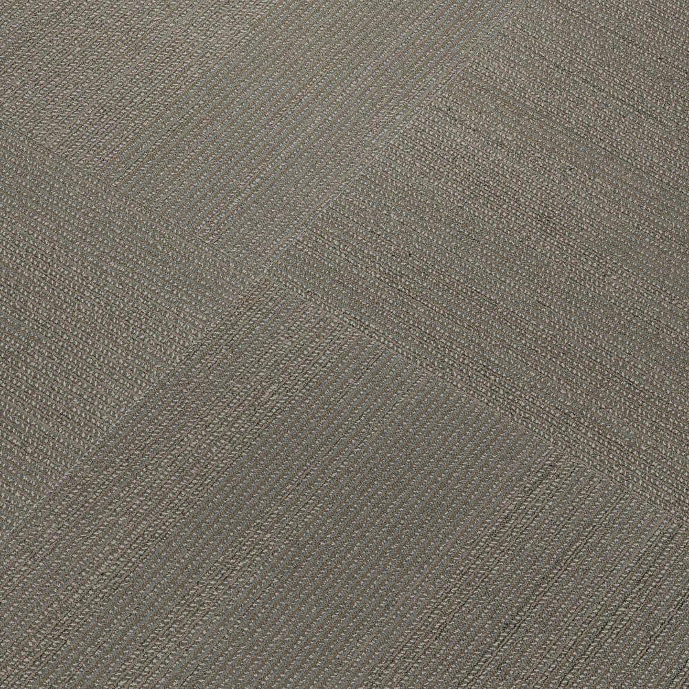 Elite 24" x 24" Gray Nylon Carpet Tile with Low Pile