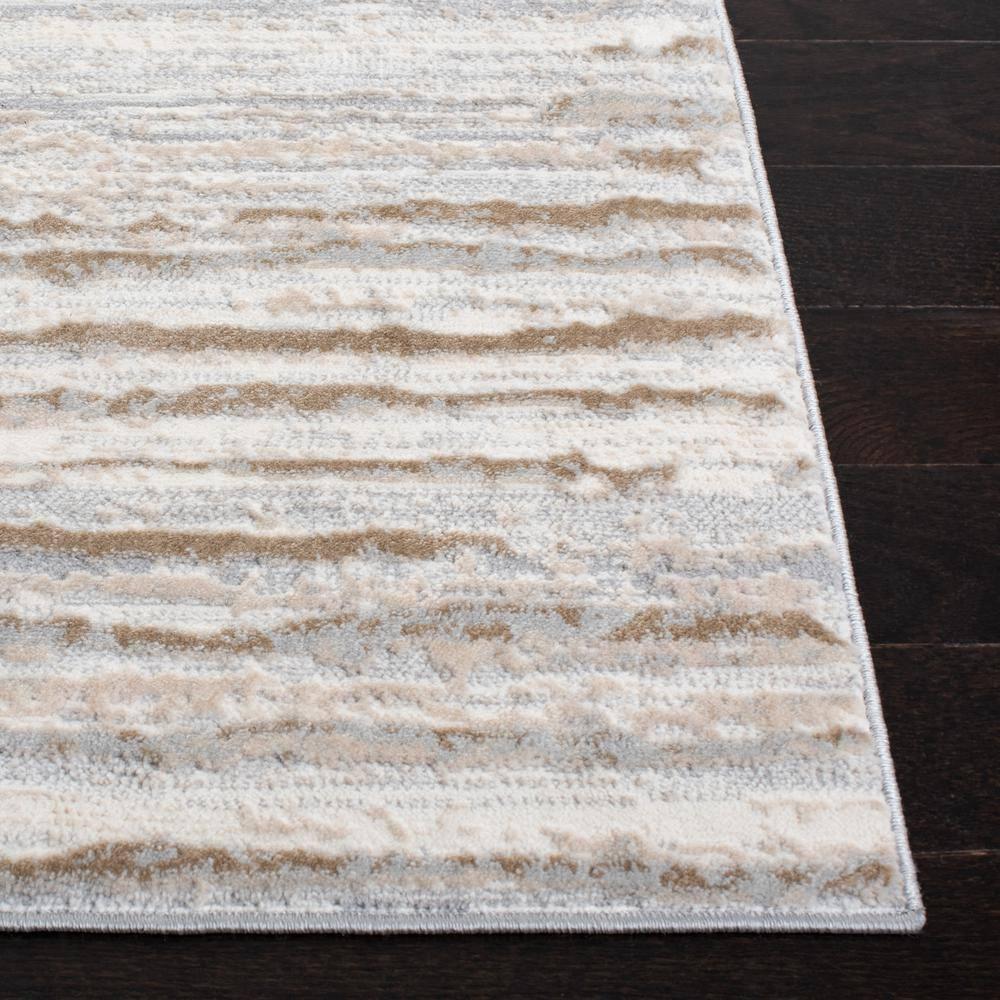 Lagoon LGN518 Power Loomed Area Rug - Grey/Beige - 5'5"x7'7" - Safavieh
