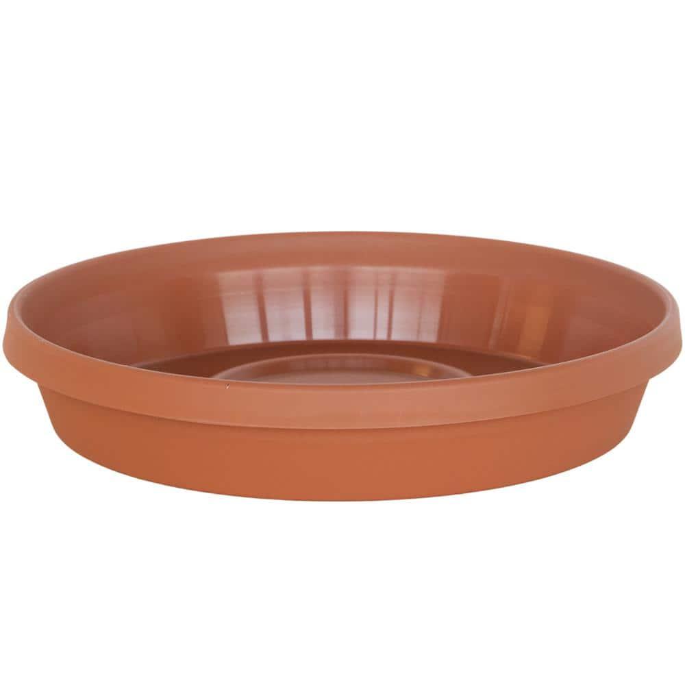 Bloem 16-in Terra Round Plastic Plant Saucer Tray - Terra Cotta Color