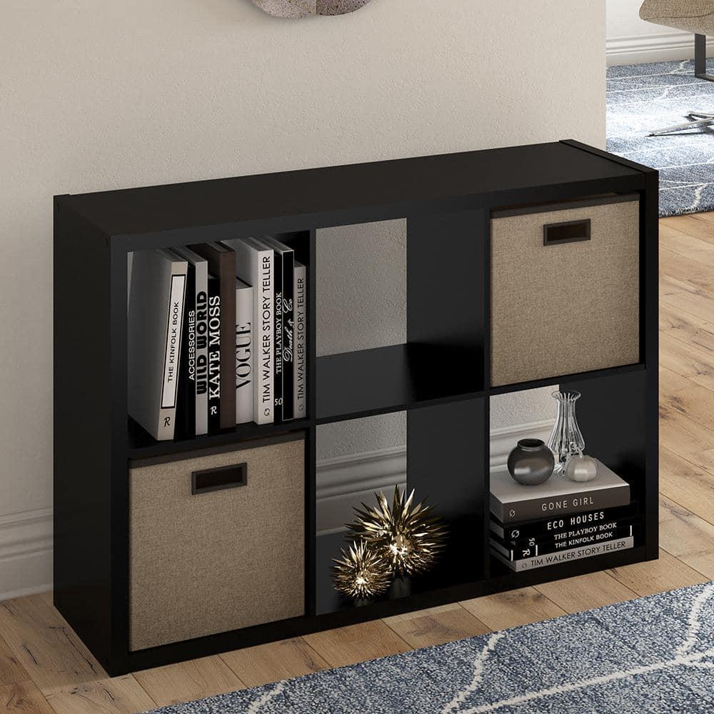 30'' H x 43.82'' W Decorative Cube Bookcase