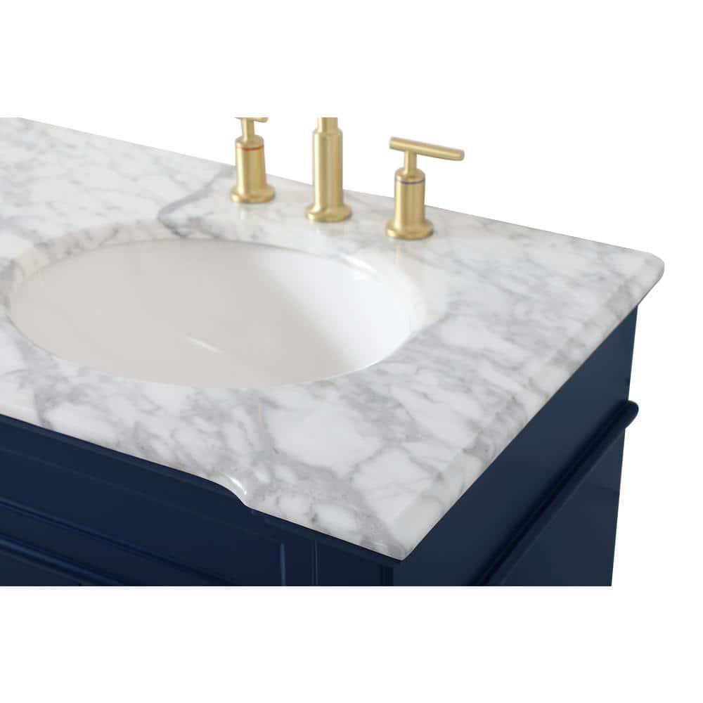 Etta Avenue™ Lydie 60'' Double Bathroom Vanity with Marble Top