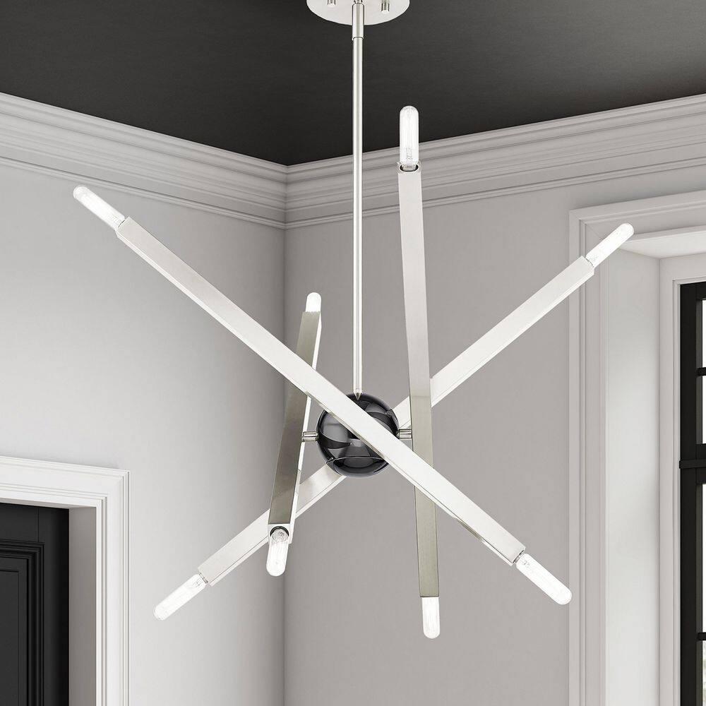 Mercury Row® Lydia 8 - Light Dimmable Modern Linear Chandelier