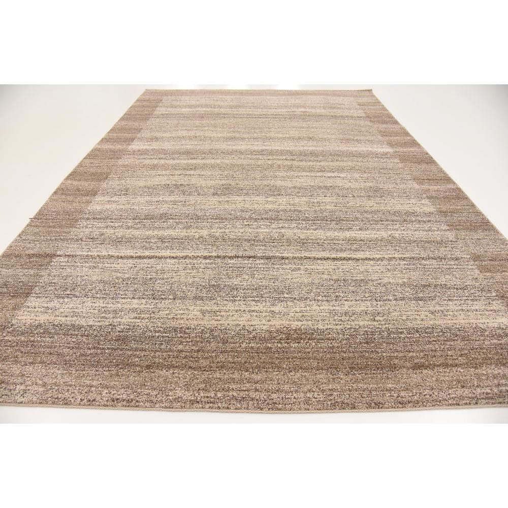 Unique Loom Abigail Del Mar Area Rug , 8'x11'2" Rectangular ,Beige