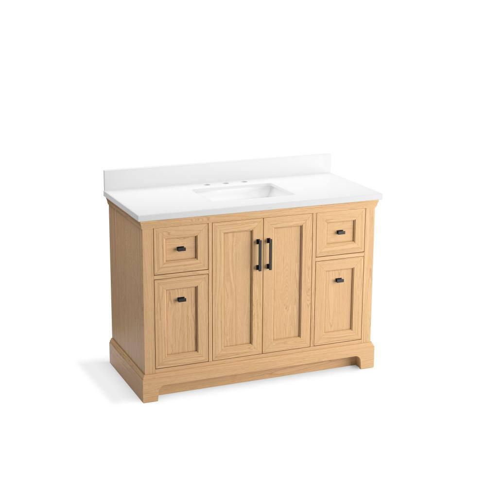 Charlemont 48 In. Bathroom Vanity Cabinet With Sink And Quartz Top