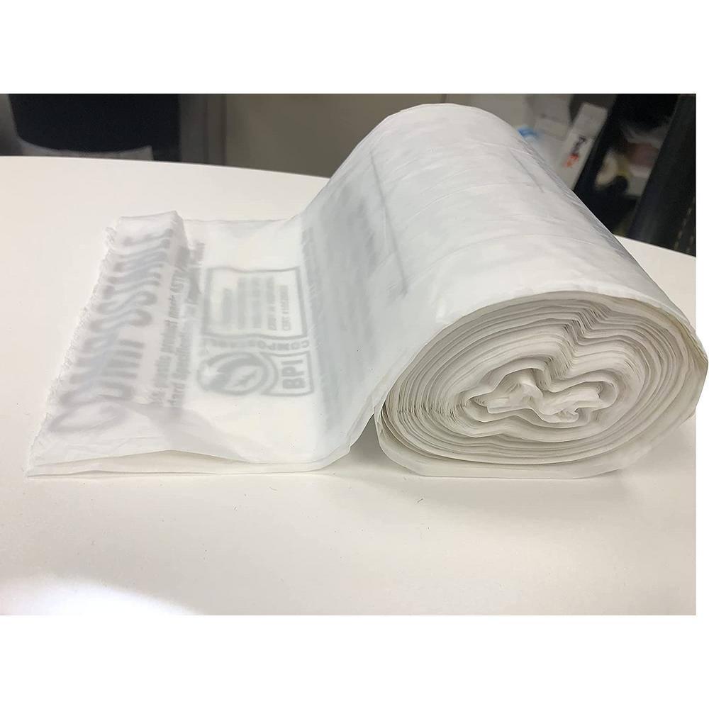 13 Gallon Clear Biodegradable Compostable Trash Bags