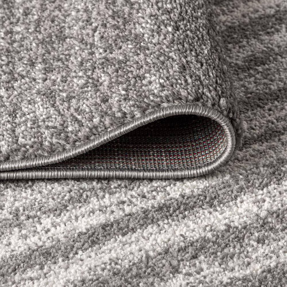 8'x10' Aya Berber Stripe Geometric Area Rug, Gray/Cream - JONATHAN Y