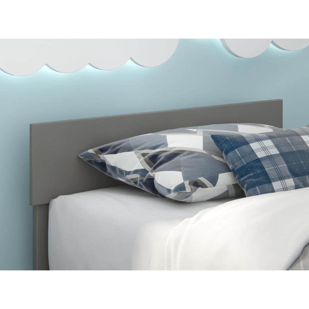 Twin Boston Headboard Gray - AFI: Solid Wood, Modern Design, Unupholstered, 32" High